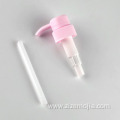 650ml empty pink PETG plastic square shampoo bottle
